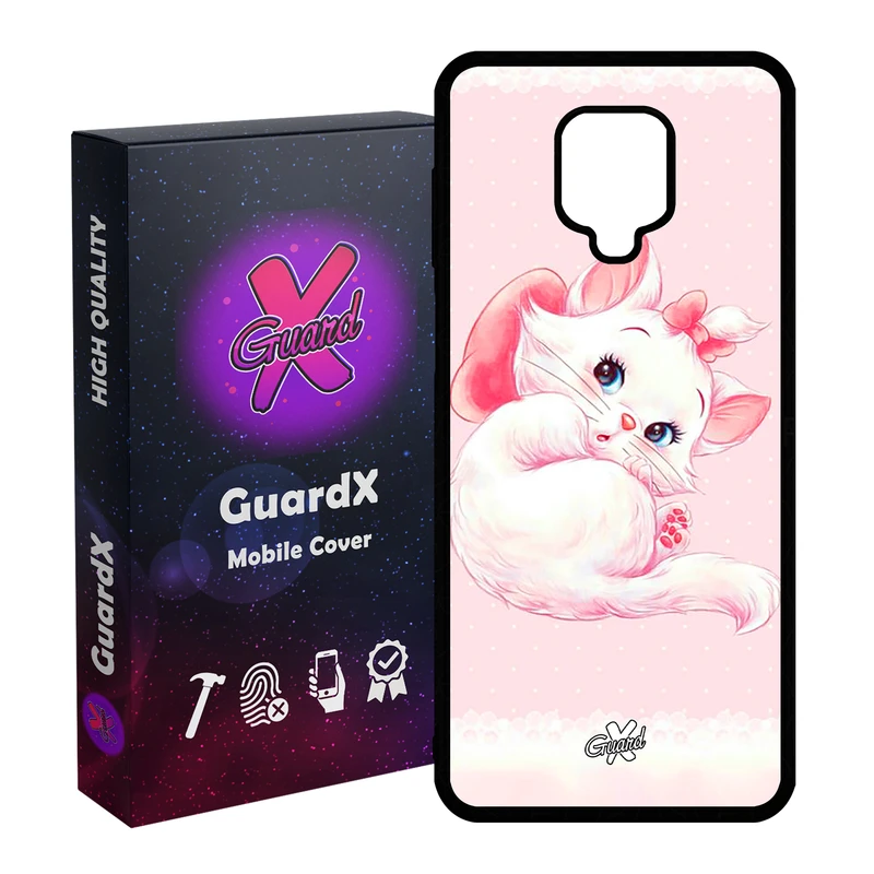 کاور گارد ایکس طرح Cat مدل Glass10219 مناسب برای گوشی موبایل شیائومی Redmi Note 9S / Note 9 Pro / Note 9 Pro Max
