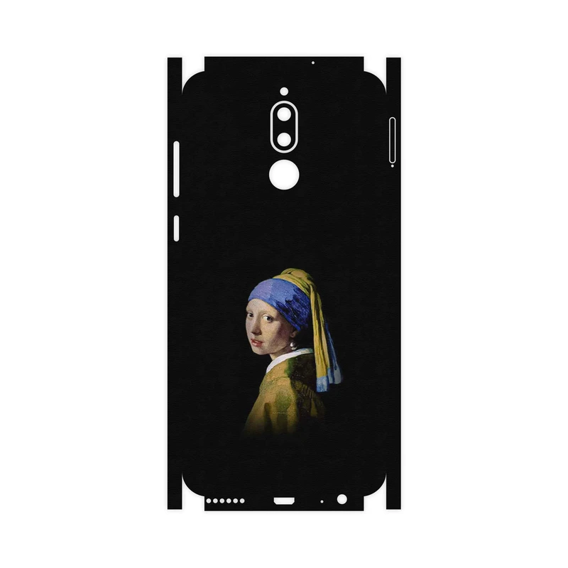 برچسب پوششی ماهوت مدل Girl with a Pearl Earring of Vermeer-FullSkin مناسب برای گوشی موبایل هوآوی Mate 10 Lite