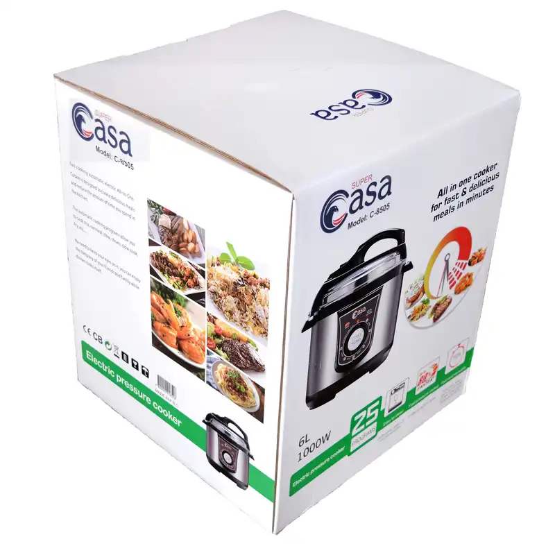 زودپز برقی سوپر کاسا مدل C-8505 گنجایش 6 لیتر