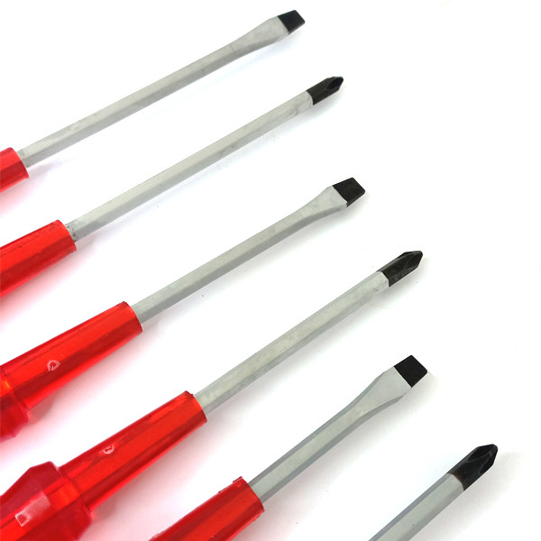 پیچ گوشتی ضربه خور مدل ZRB-6 بسته 6 عددی