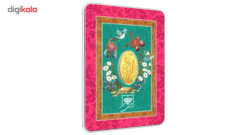 شمش طلا 24 عیار طلای محمد مدل گل زنبق zgp