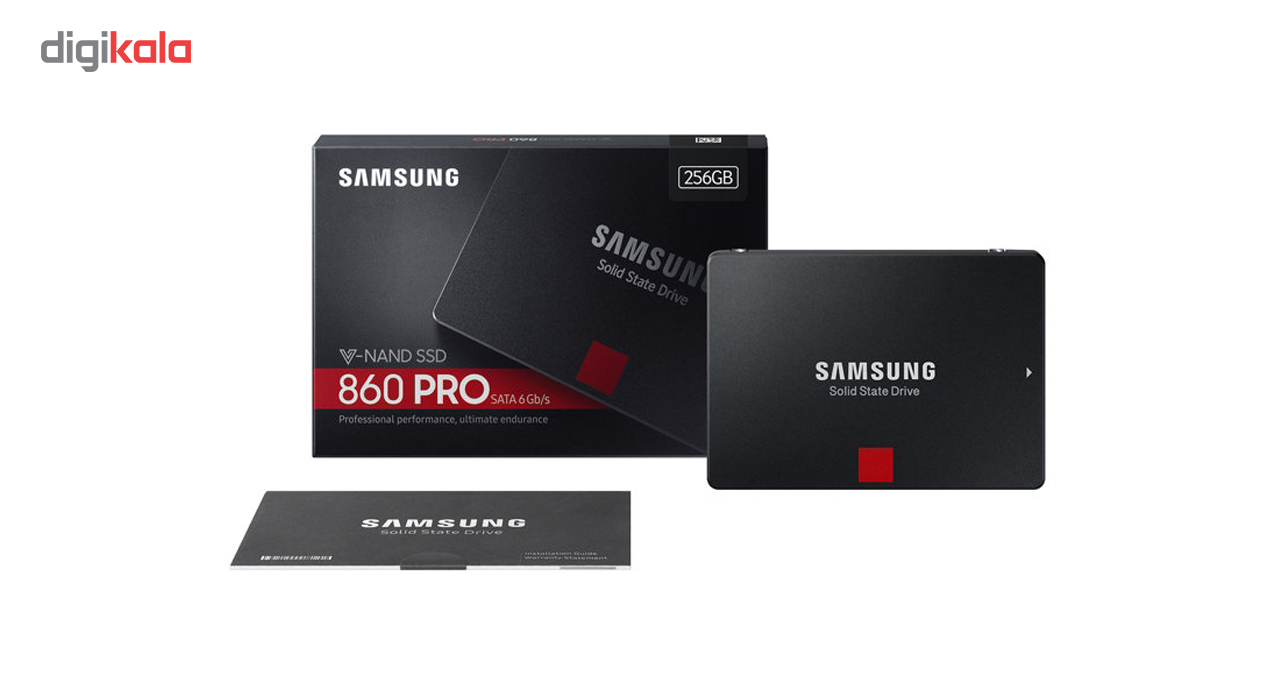 حافظه SSD سامسونگ مدل 860 پرو ظرفیت 256 گیگابایت