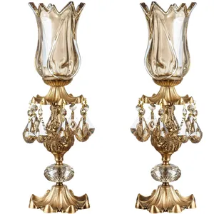 شمعدان چشمه نور کد C2921/1TL بسته دو عددی