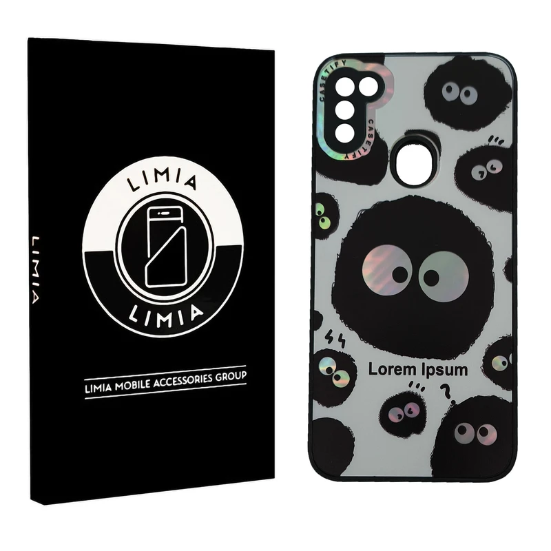 کاور لیمیا مدل فانتزی لنزدار طرح عروسکی شبرنگی مناسب برای گوشی موبایل سامسونگ Galaxy A11