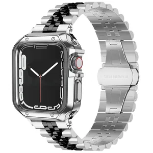Sprig 5Bead SL-DualC Lux Band suitable for Apple Watch Series 7/8/9 size 41mm with cover