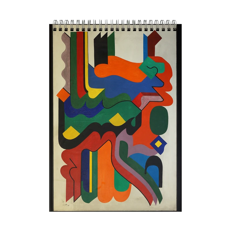 دفتر طراحی 40 برگ مدل خوشنویسی کد15