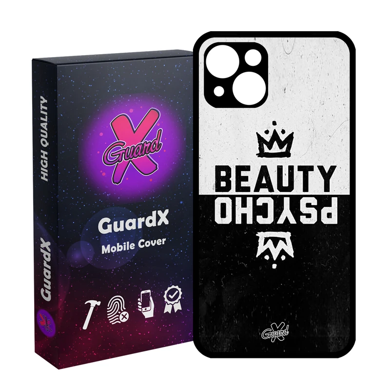 کاور گارد ایکس طرح Beauty Psycho مدل Glass10094 مناسب برای گوشی موبایل اپل iPhone 13