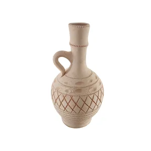 کوزه سفالی خام مدل عربی کد 22