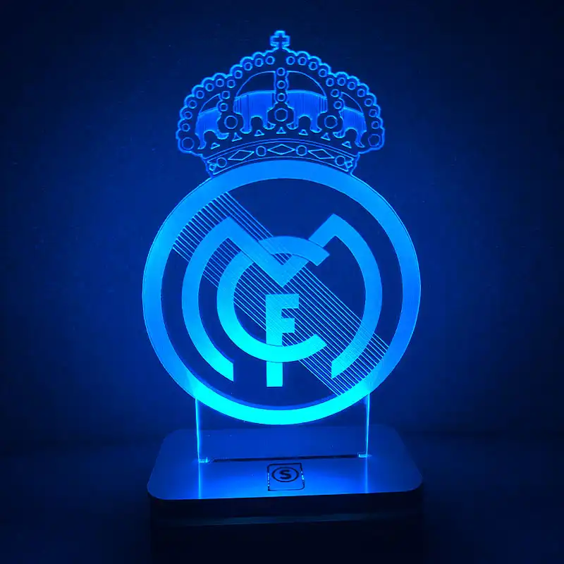 چراغ خواب سان لیزر طرح رئال مادرید مدل هفت رنگ