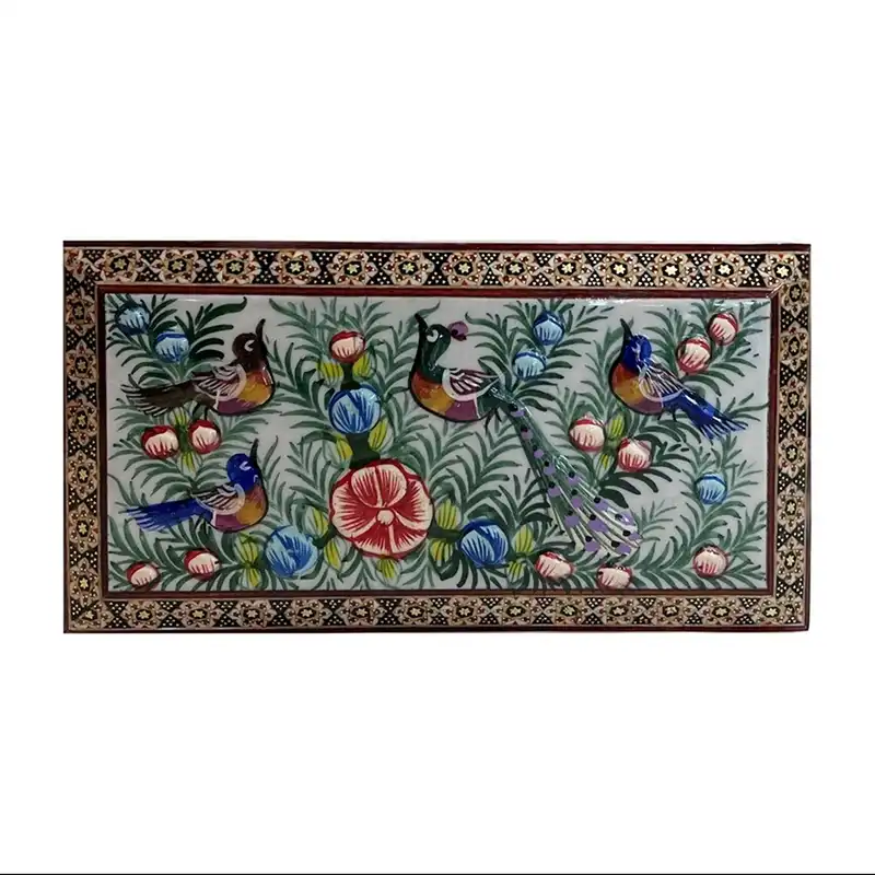 جعبه جواهرات خاتم کاری کد 10