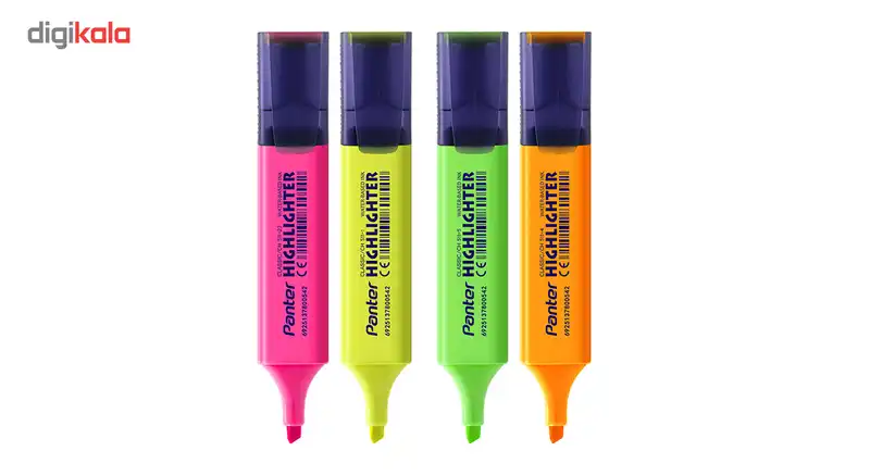 ماژیک علامت گذار پنتر مدل 6267 بسته 4 عددی سایز R1