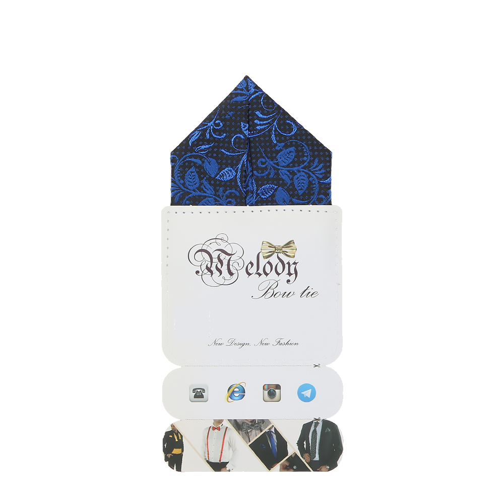 دستمال جیب مردانه ملودی مدل PS5103MPEbl