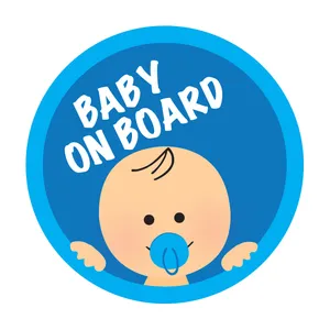 Grasipa the Little Boy On Board Sticker