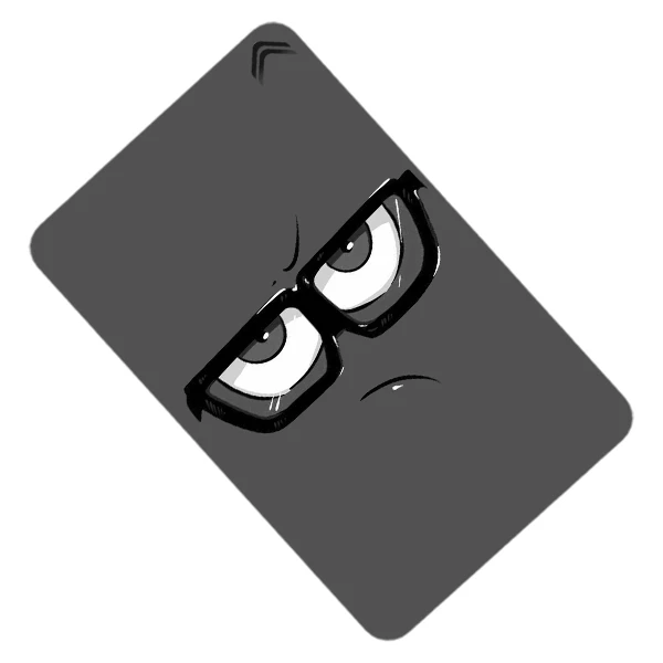 استیکر کارت بانکی طرح ایموجی فانتزی مدل CAC683-K-G1-175