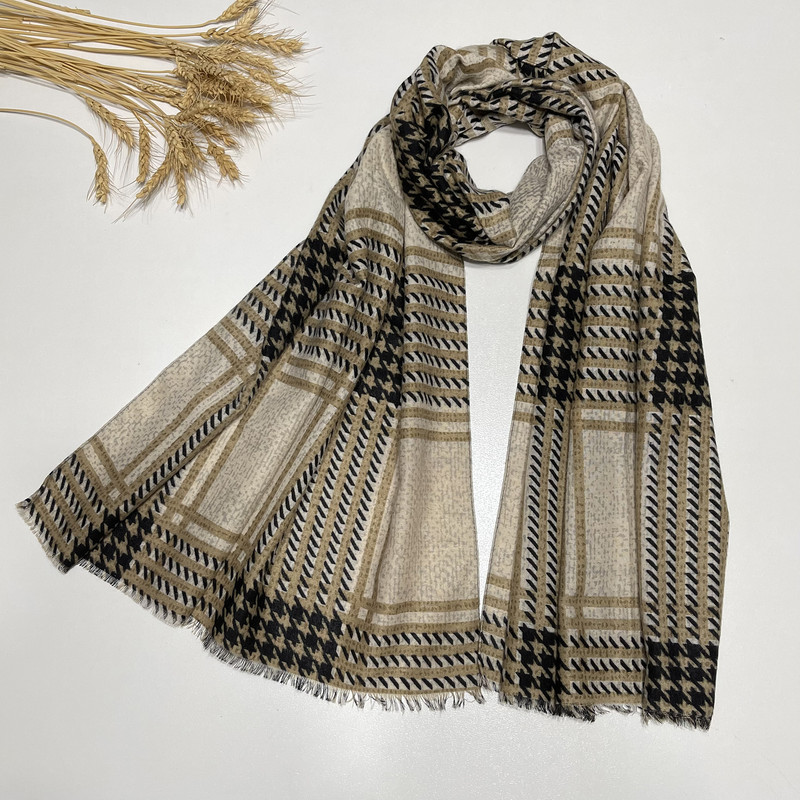 شال زنانه مدل موهر زمستانه کد F 3052