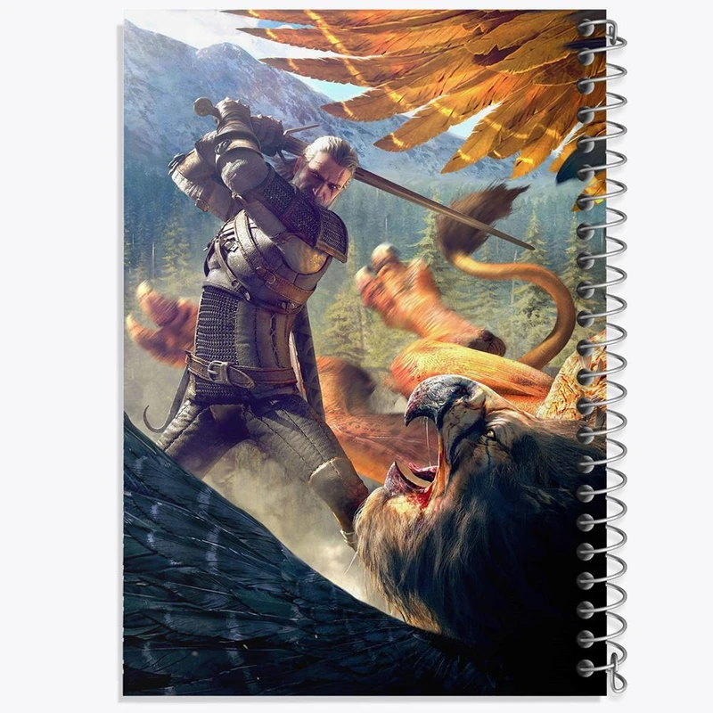 دفتر نت موسیقی 50 برگ خندالو مدل گوتی از گرالت ویچر کد 30936