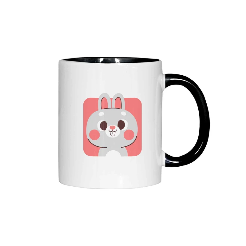 ماگ ژالینو طرح خرگوش کد 001