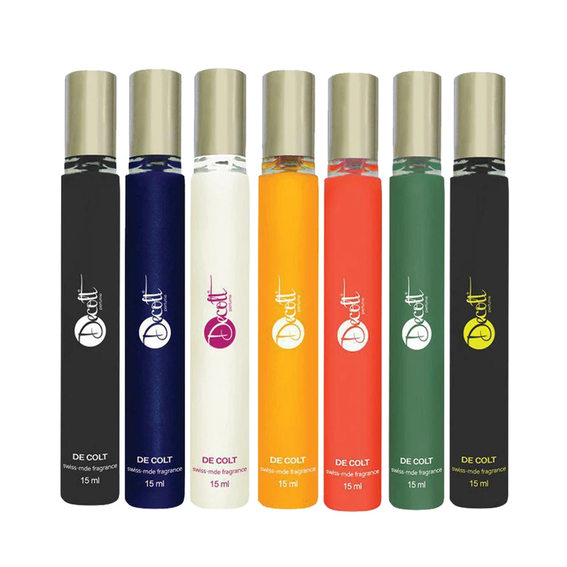 پک عطر جیبی دکلت مدل 40 حجم 15 میلی لیتر بسته 7 عددی
