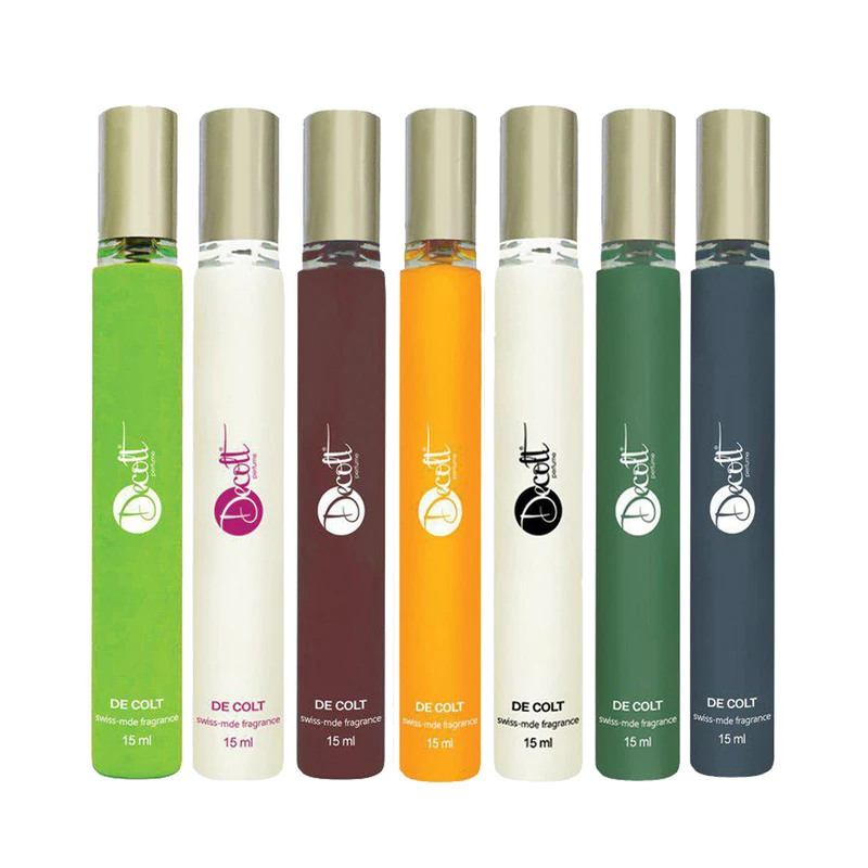 پک عطر جیبی دکلت مدل 41 حجم 15 میلی لیتر بسته 7 عددی