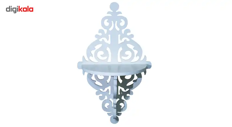 شلف دیواری مدل لوزی کد 09030035 سایز متوسط