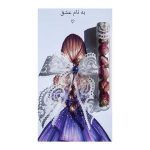 گیفت جشن مدل گل طرح کارتی بسته 8 عددی