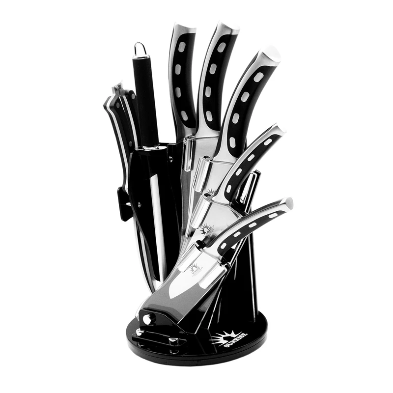 ست چاقو آشپزخانه 8 پارچه مدل سان رایز کد C25-587