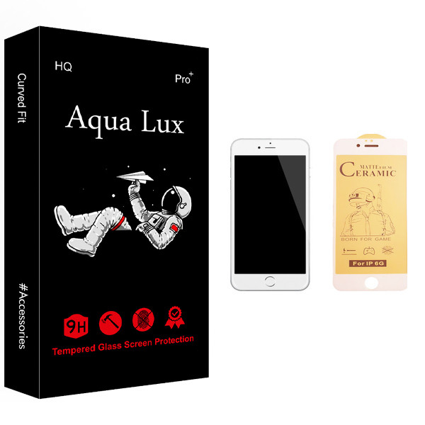 محافظ صفحه نمایش سرامیکی آکوا لاکس مدل +Pro مناسب برای گوشی موبایل اپل iPhone 6