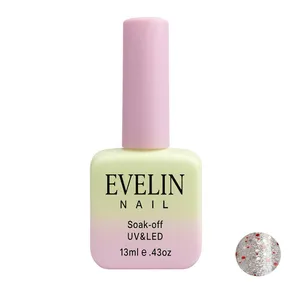 لاک ژل اکلیلی ناخن اولاین مدل 13M شماره 89 رنگ نقره ای قرمز