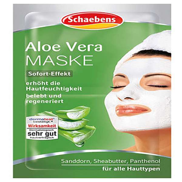 ماسک صورت شیبنس مدل ALOE VERA حجم 15 میلی لیتر