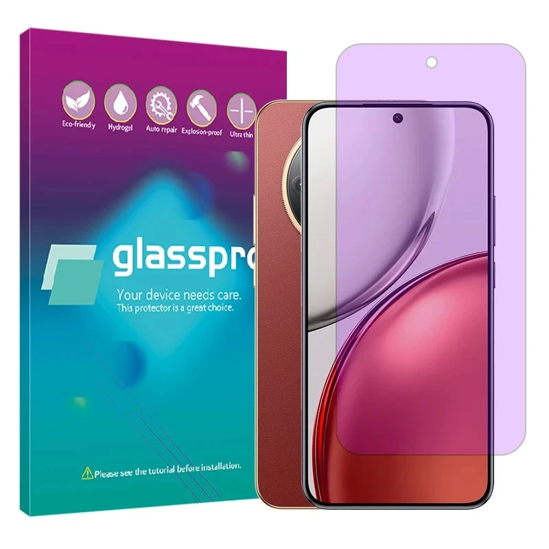 محافظ صفحه نمایش آنتی پرپل گلس پرو مدل هیدروژلی مناسب برای گوشی موبایل آنر X9d