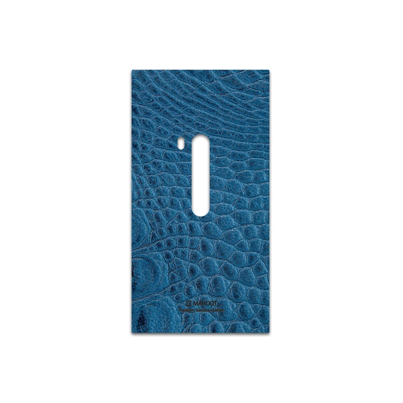 برچسب پوششی ماهوت مدل Blue-Crocodile-Leather مناسب برای گوشی موبایل نوکیا Lumia 920