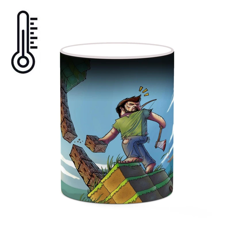 ماگ حرارتی کاکتی طرح ماینکرافت minecraft مدل mgh41251