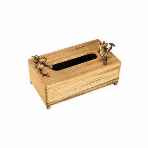 جا دستمال کاغذی گلدکیش طرح باترفلای مدل GK829822