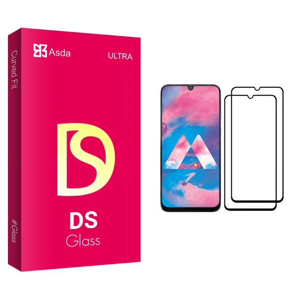 محافظ صفحه نمایش آسدا مدل DS مناسب برای گوشی موبایل سامسونگ Galaxy M30 بسته دو عددی