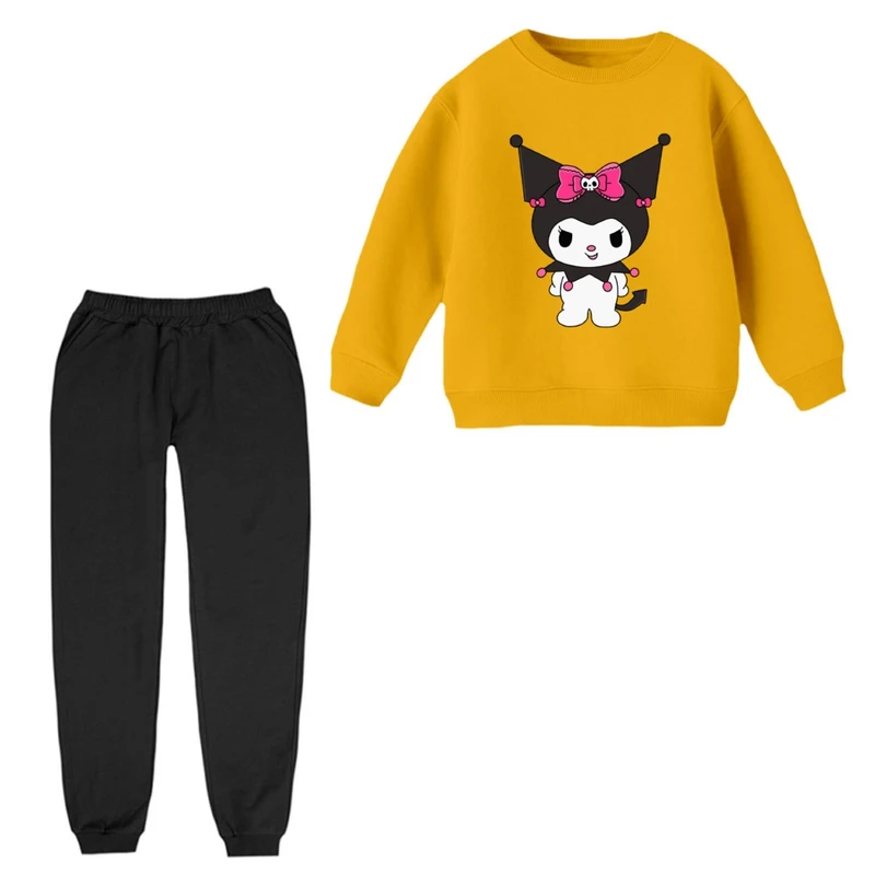 ست سویشرت و شلوار  راحتی بچگانه مدل کرومی