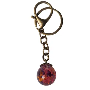 جاکلیدی طرح گوی گلدار مدل رزینی