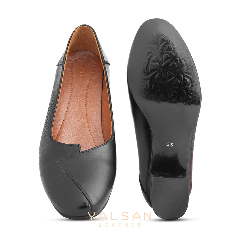 ست کیف و کفش زنانه چرم یلسان مدل لیان کد AYSU-GC-906-msk