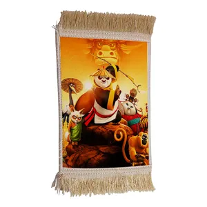 فرش ماشینی دیوارکوب مدل پاندا کونگ فو کار کد 11