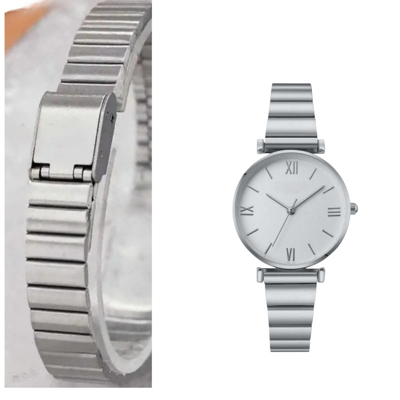 ساعت مچی عقربه ای زنانه مدل کوارتز کلاسیک بند استیل طرح شبکه ای کد ۲.۳