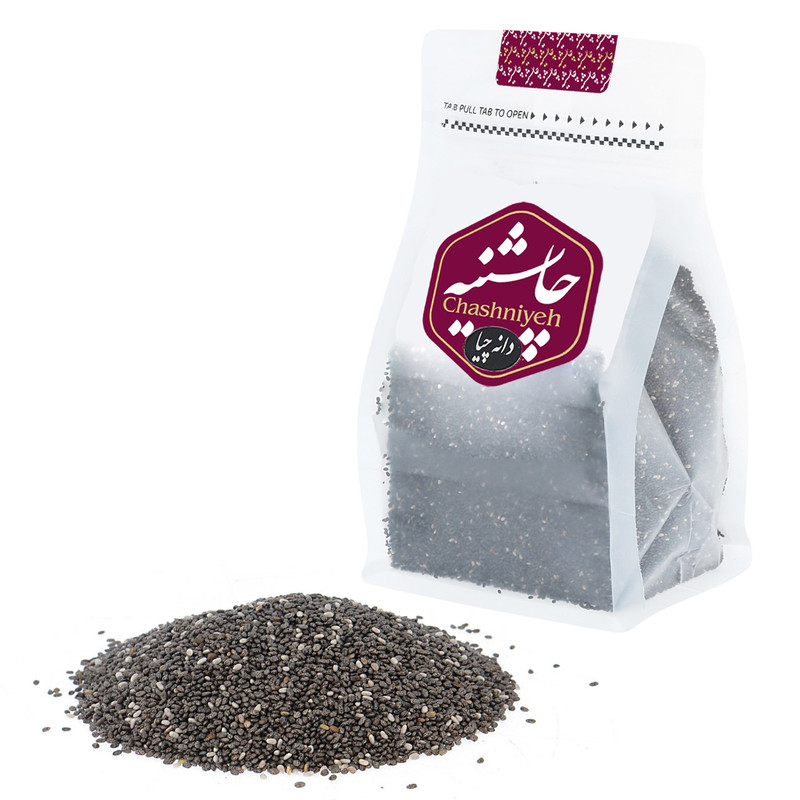 دانه چیا ممتاز چاشنیه . 500 گرم