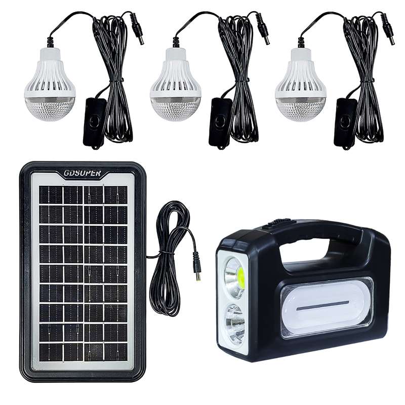 سیستم روشنایی خورشیدی جی دی پلاس مدل GD-7COB