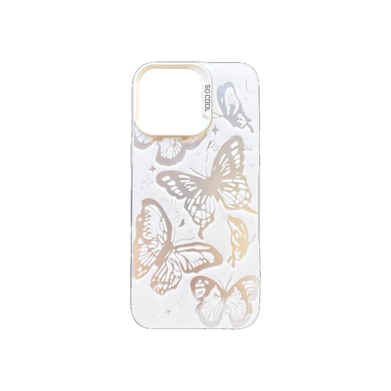 کاور مدل سوکول طرح پروانه کد Butterfly73 مناسب برای گوشی موبایل اپل iPhone 16 Pro