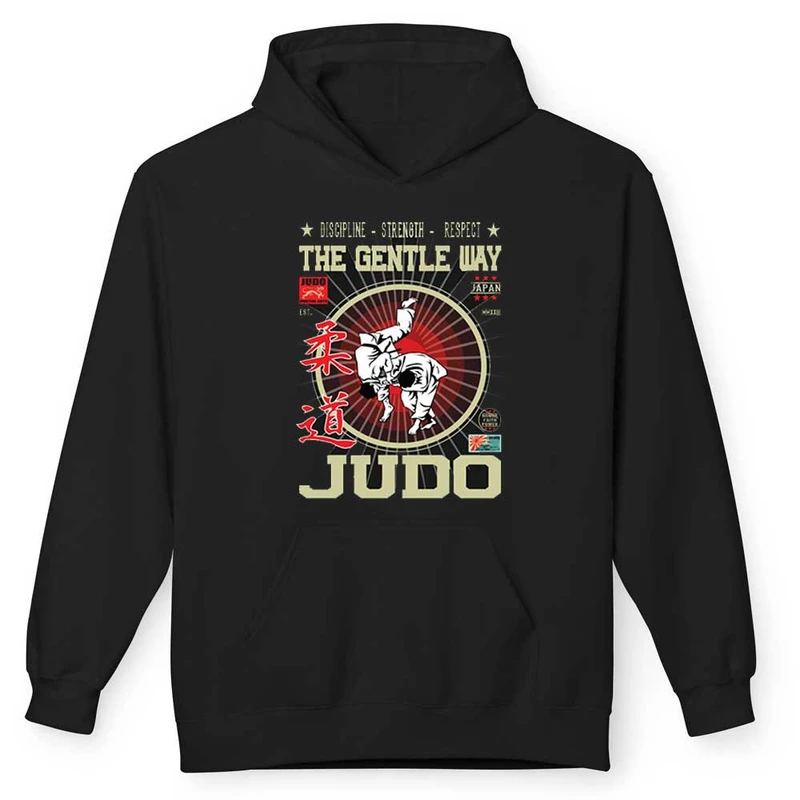 هودی مردانه مدل رشته ورزشی جودو کد 2-474