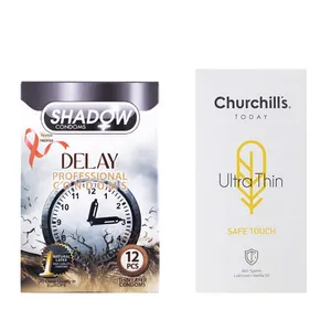 کاندوم چرچیلز مدل Safe Touch بسته 12 عددی به همراه کاندوم شادو مدل Delay بسته 12 عددی
