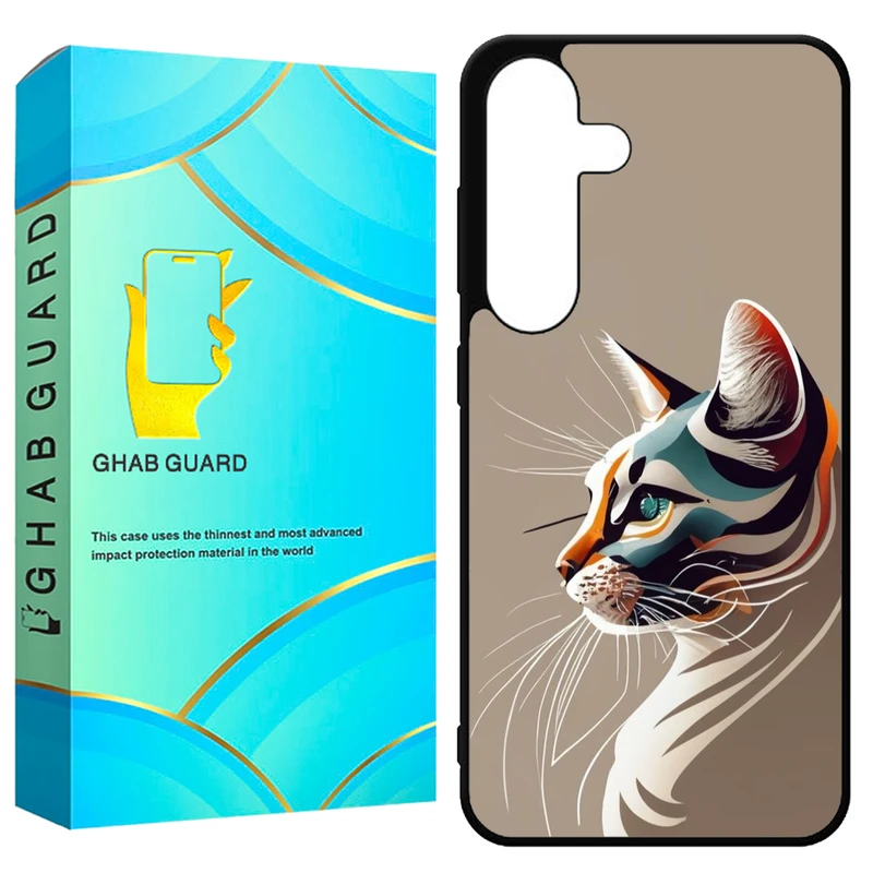 کاور قاب گارد طرح گربه مدل GCHPS23F مناسب برای گوشی موبایل سامسونگ Galaxy S23 FE  