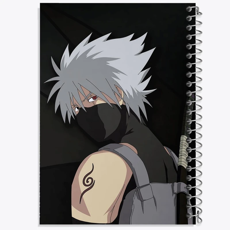 دفتر مشق 100 برگ خندالو طرح هاتاکه کاکاشی انیمه ناروتو Naruto کد 11260