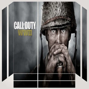 استیکر پلی استیشن 4 مدل ps4 fat طرح call of duty wwii wide   کد PS-1009