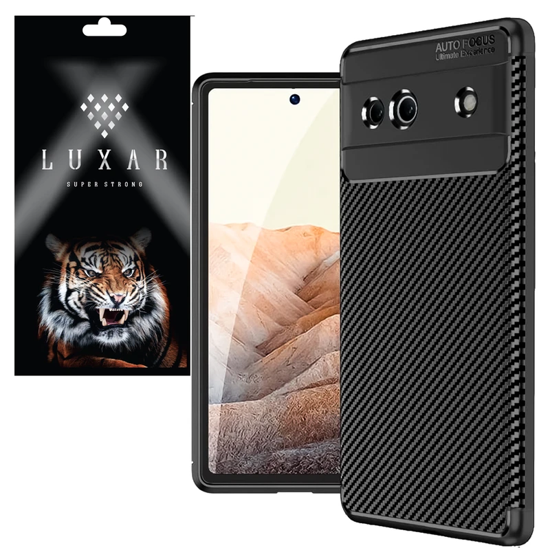 کاور لوکسار مدل pixel7a - Carbon Fiber مناسب برای گوشی موبایل گوگل Pixel 7A 