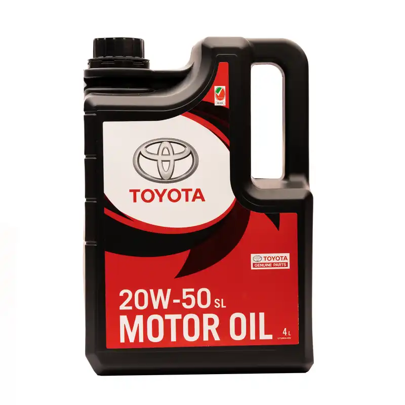 روغن موتور خودرو تویوتا مدل 20W50 حجم 5 لیتر بسته دو عددی