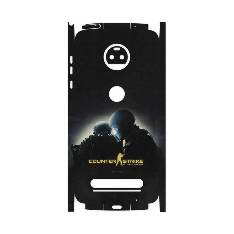 برچسب پوششی ماهوت مدل Counter-Strike-FullSkin مناسب برای گوشی موبایل موتورولا Moto Z2 Force
